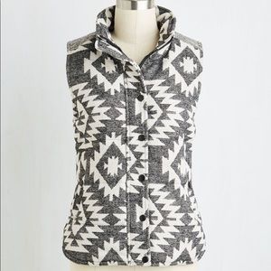 Southwest Printed Quilted Vest